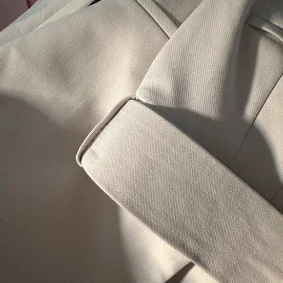 Zara size XL ankle length belted pants in Ecru - Picture 5 of 5